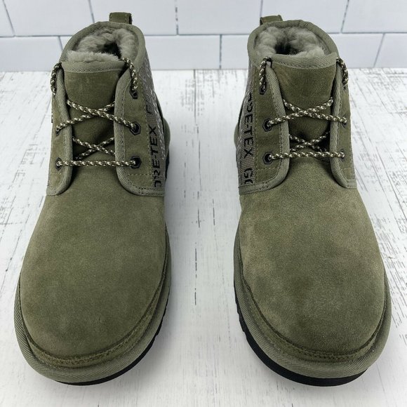 Mens UGG Boots Size 8 Chukka Neumel GTX Gore Tex Waterproof Wool Lining Suede - Picture 8 of 12